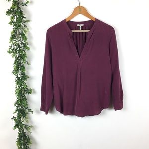 🦋Joie purple blouse 100%silk size